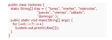 Vectores.java